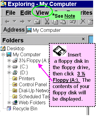 Picture of computer's files