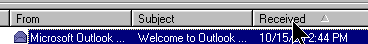 Outlook Express message headers