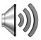 Picture of the volume control icon
