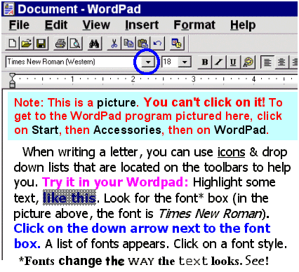 Picture of Wordpad